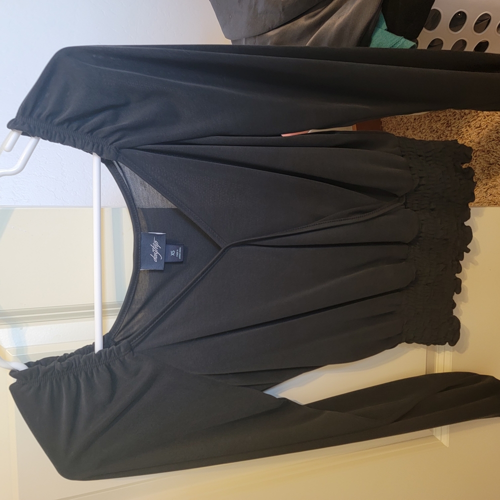 Black Long Sleeve Top